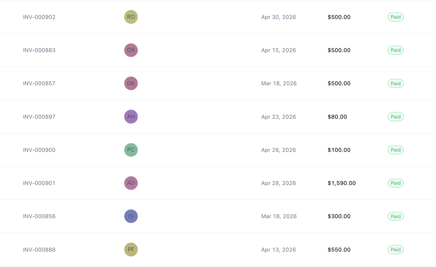 Simplify Transactions — ProsBuddy CRM screenshot