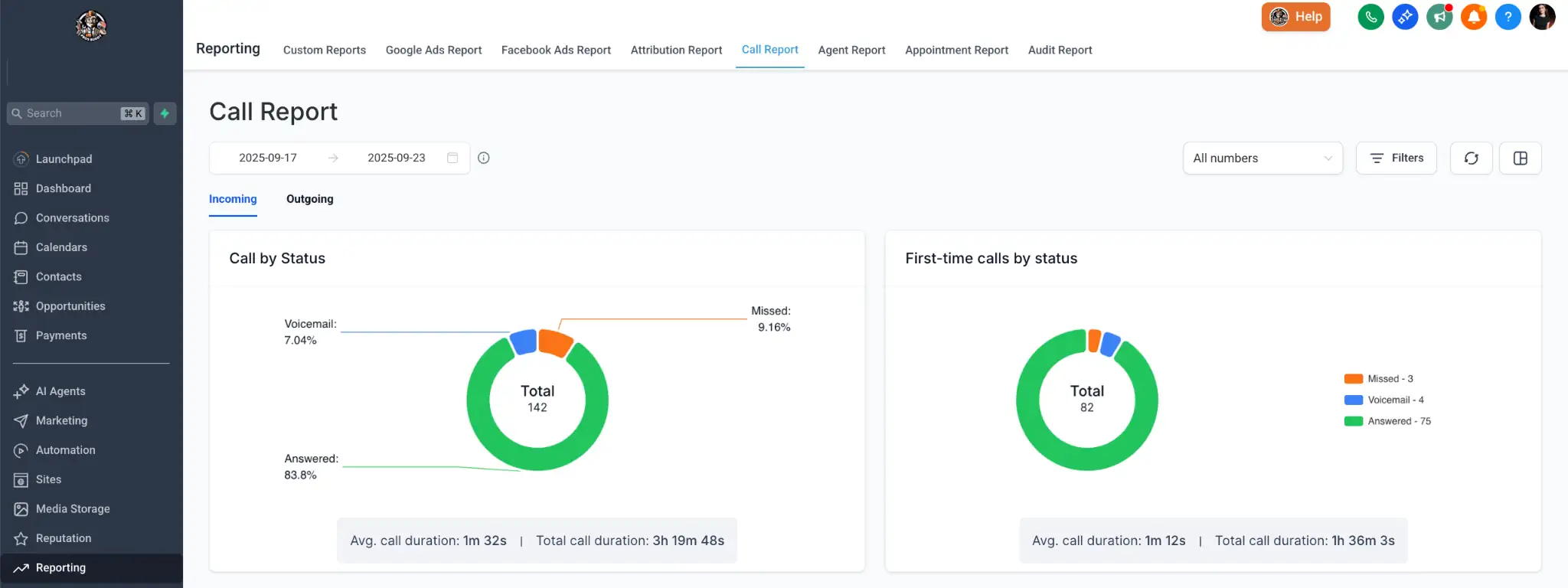 Advanced Phone System — ProsBuddy CRM screenshot