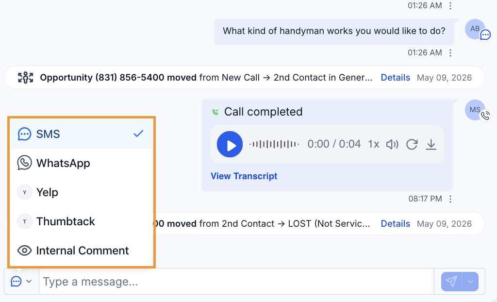 Streamline Customer Communication — ProsBuddy CRM screenshot