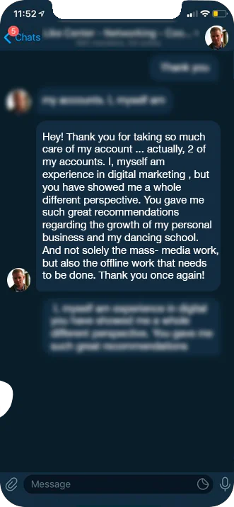 ProsBuddy client message 2