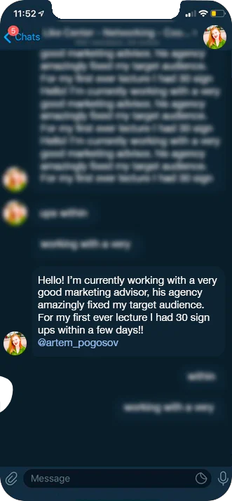 ProsBuddy client message 4