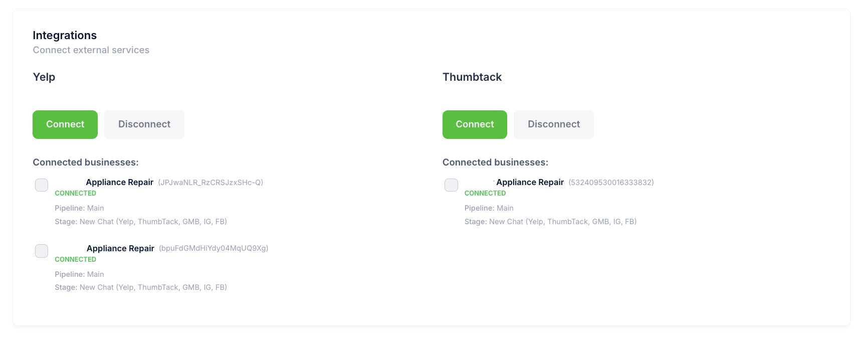Unlimited Locations with Centralized Management — ProsBuddy CRM screenshot